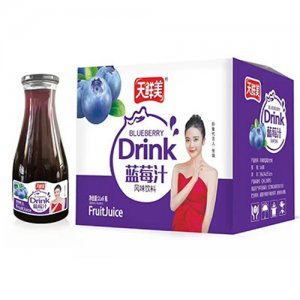 天鲜美蓝莓汁1Lx6瓶