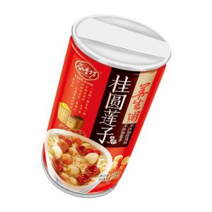 谷香坊养生粥桂圆莲子八宝粥方便粥320g