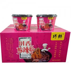 环畅川香酸辣粉105gx12桶