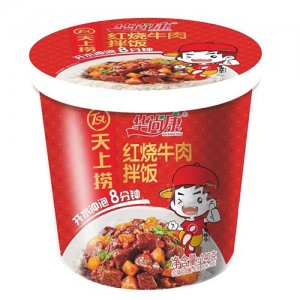 华尚康红烧牛肉拌饭140g