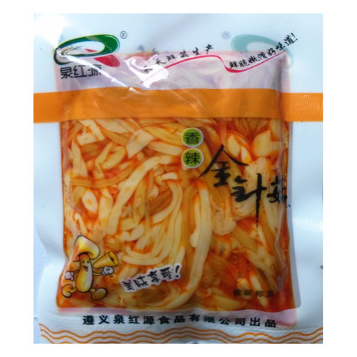 泉红源香辣金菇脆笋20g