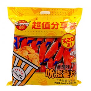 繁荣吮指薯片番茄味