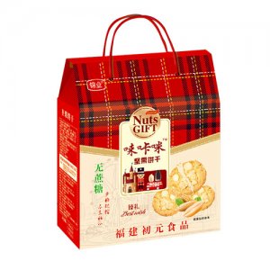 锦业坚果饼干无蔗糖礼盒