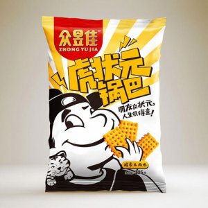 众昱佳虎状元锅巴醇香牛肉味105g
