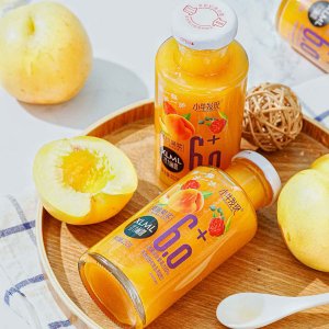 小牛发现黄桃果浆果肉饮品252g