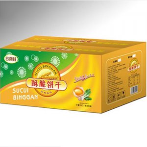 谷敞旺酥脆饼干黄箱装