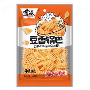 尊派豆香锅巴牛肉味130g