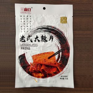 三亩豆老式大辣片75g