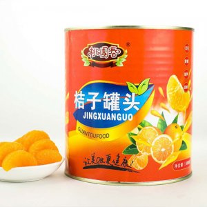 桃园春桔子罐头3000g