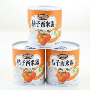 桃园春桔子西米露312g