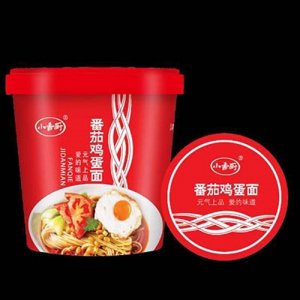 小香厨番茄鸡蛋面红桶装