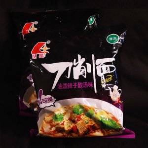 丽星刀削面油泼辣子酸汤味袋装