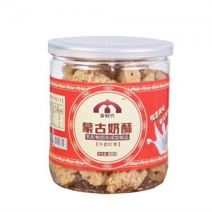 蒙时代蒙古奶酥牛奶红枣味250g