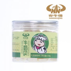 夯牛情牛奶贝无蔗糖原味158g