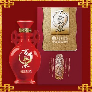 百脉泉鉴藏芝麻香型白酒46度