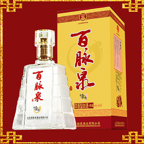 百脉泉九年浓香型白酒34度