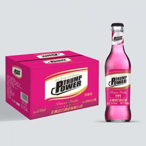 王牌动力苏打酒诱惑型3.5度300ml×24瓶粉色款