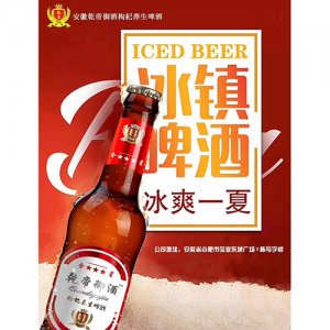 乾帝御酒枸杞养生啤酒330ml瓶装