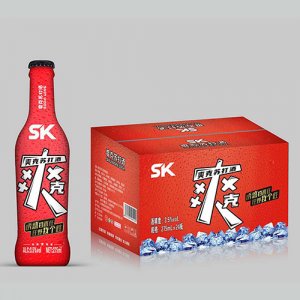 爽克苏打酒红瓶275mlx24瓶