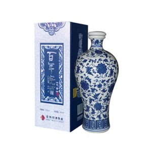 百年皖酒青花瓷