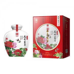 华夏龙辇国画酒花开富贵
