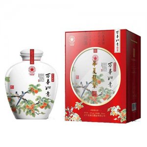 华夏龙辇国画酒万事如意