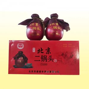 京永盛百年北京二锅头清香型白酒红坛