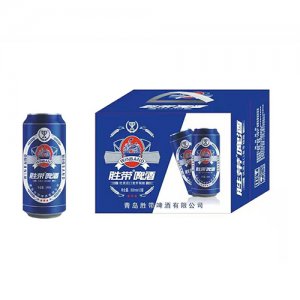 胜带啤酒蓝500ml×12罐