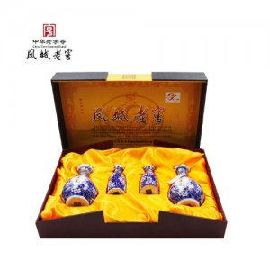 凤城老窖冰梅花礼盒白酒