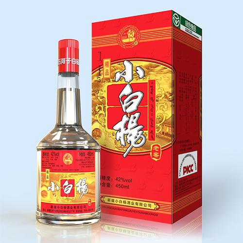 白杨酒小蓝瓷十年老窖_新疆小白杨酒业-快消天下