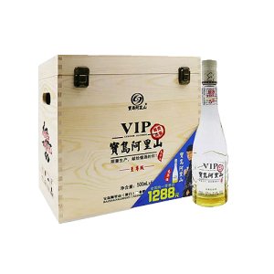 台湾高粱酒宝岛阿里山木箱VIP品鉴42度52度浓香型500ml6瓶装