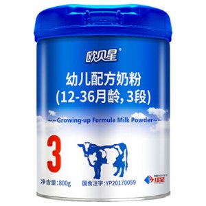 红星欧贝星幼儿配方奶粉