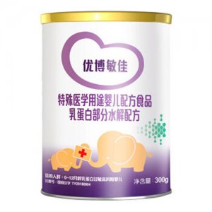 圣元优博 敏佳乳蛋白部分水解配方食品