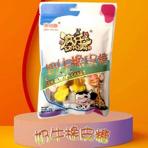 漫优趣奶牛橡皮糖60g