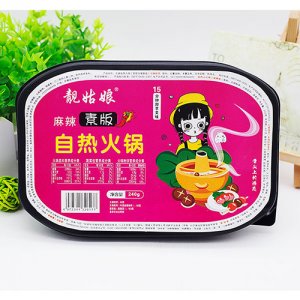靓姑娘麻辣素版自热火锅240g