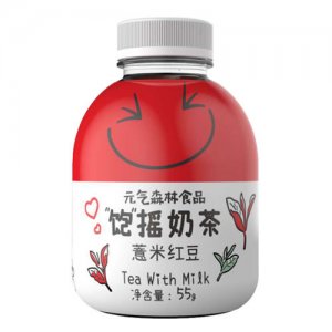 元气森林饱摇奶茶薏米红豆55g