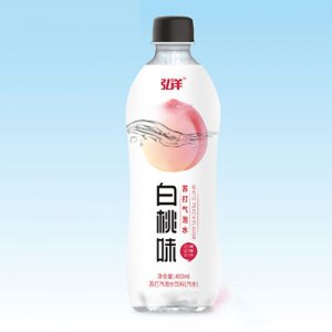 弘洋苏打气泡水白桃味480ml