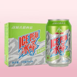 冰峰苹果味味汽水