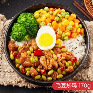 菜字头毛豆烧鸡170g料理包