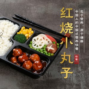 半成品红烧小狮子头盖浇饭速食外卖料理包