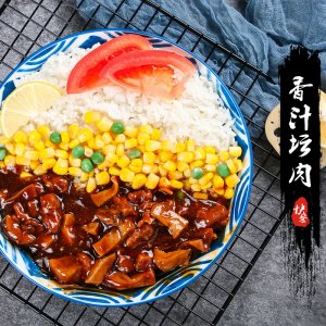 中式快餐卤肉饭220g