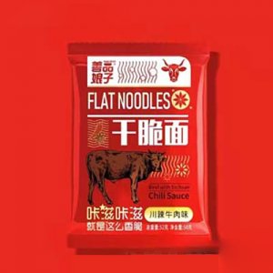 善品娘子干脆面川辣牛肉味52克袋装