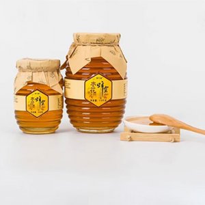 万花集结晶土蜂蜜玻璃瓶装450g、1000g
