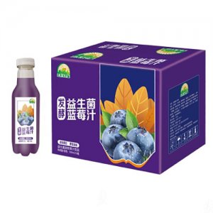 水果下山益生菌发酵蓝莓汁500ml