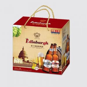 英国爱丁堡原浆啤酒500mLx8专用瓶礼盒