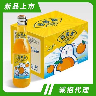 哈喽熊香橙味果汁型汽水330mlX20瓶