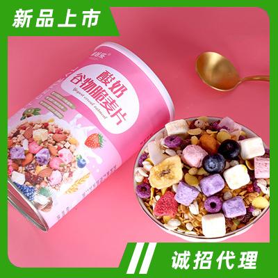 稀谷乐酸奶谷物脆麦片干吃烘焙水果坚果酸奶果粒麦片400g代餐