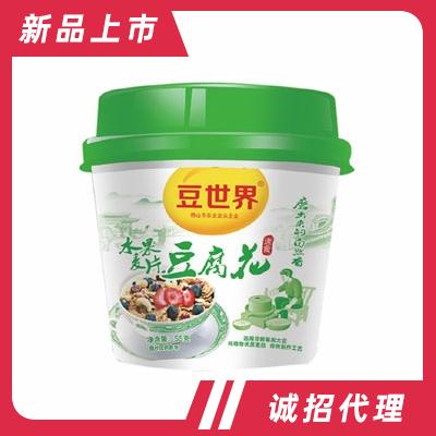 豆世界水果麦片豆腐花冲饮品