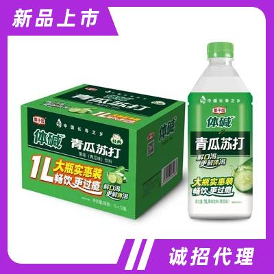 栗子园体碱青瓜苏打1LX12