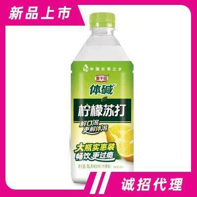 栗子园体碱柠檬苏打1L